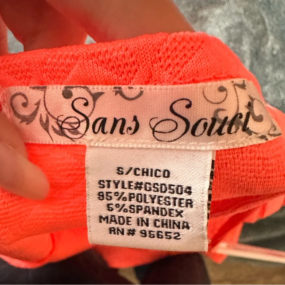 Sans Souci’s #95652 neon pink dress NEVER WORN❗️ - Picture 3 of 3